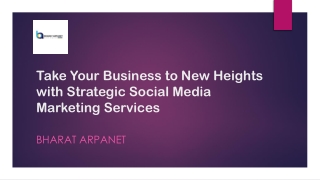 Take Your Business to New Heights with Strategic Social Media Marketing Services
