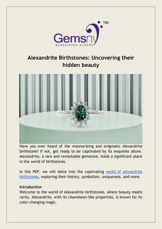 What powers does the alexandrite birthstone have?