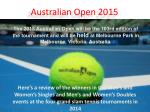 LIVSports.in | Australian Open 2015