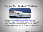 Cannes Film Festival 2018 Dates