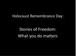 Holocaust Remembrance Day: