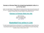 NCAA College Football: Kansas State vs Kansas Results and Sc