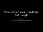 Water Conservation – Landscape And Drought